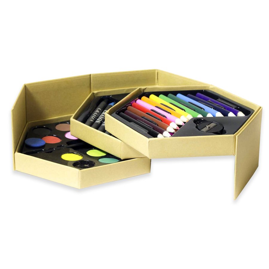 Bolígrafo Lápices Colores y Pinturas Hexagonal set B20 — foto 2