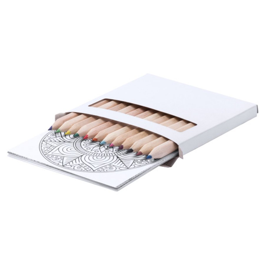 Bolígrafo Lápices de colores con láminas para colorear Set N200 — foto 2