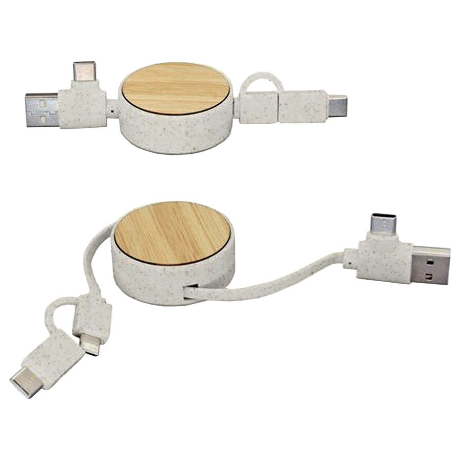 Cable Conector Bamboo Multicargador T61 — foto 3