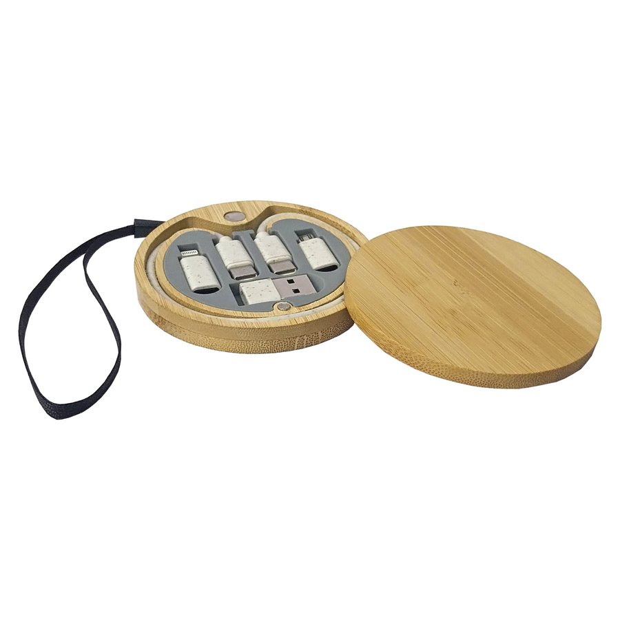 Cable Conector Bamboo Multicargador T63 — foto 2