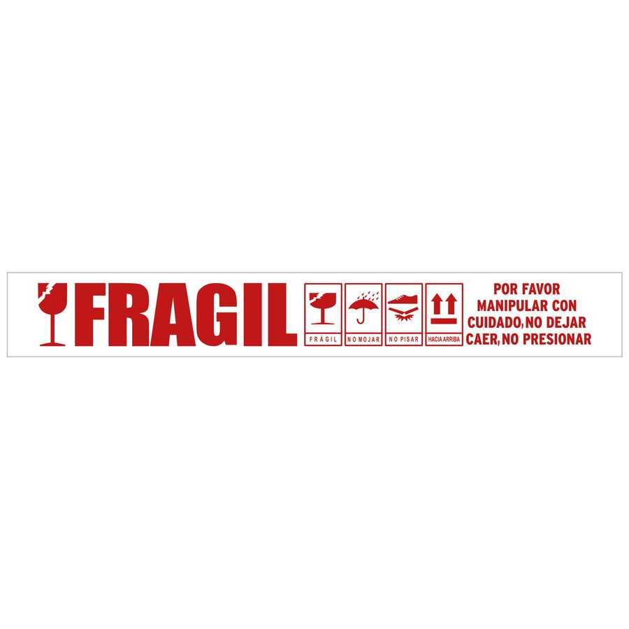 Cinta de Embalaje (52 Micrones) HU30 FRAGIL — foto 2