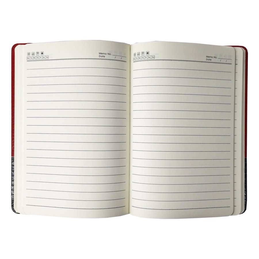 Cuaderno - Libreta Tapa Simil Cuero PU Bicolor N53 — foto 6