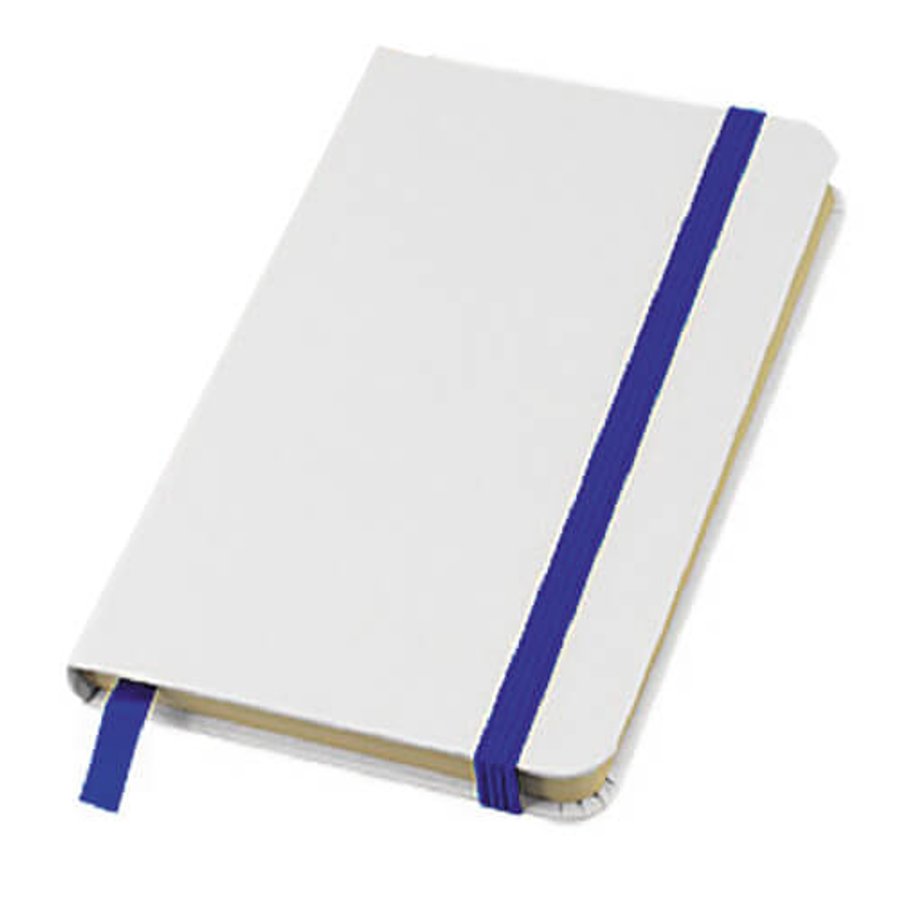 Cuaderno - Libreta Tapa Simil Cuero PU White N35 — foto 3