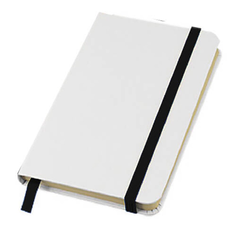 Cuaderno - Libreta Tapa Simil Cuero PU White N35 — foto 4