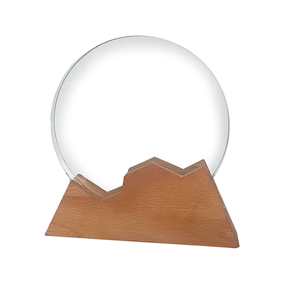Galvano Cristal Base de Madera BLAS 25 — foto 2