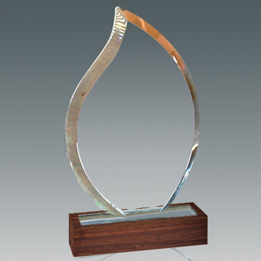 Galvano Cristal Base de Madera BLAS 55 — foto 3