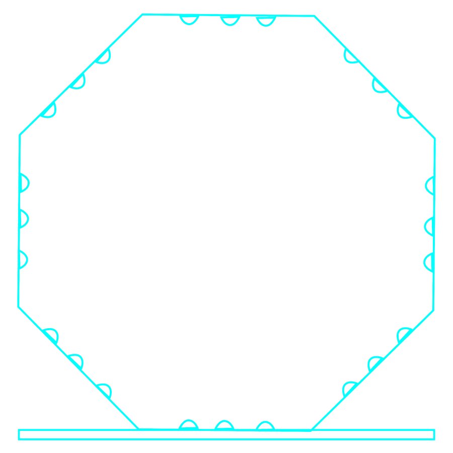 Galvano Cristal Octagonal 2376 — foto 4