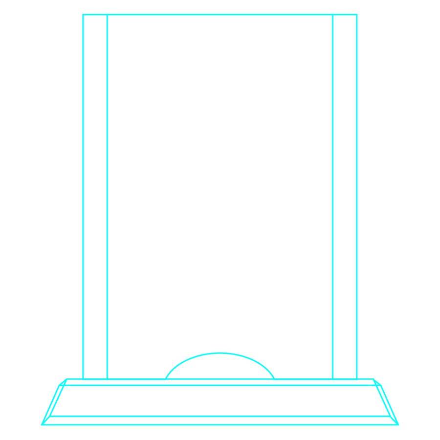 Galvano Cristal Rectangular LSA 066 — foto 5