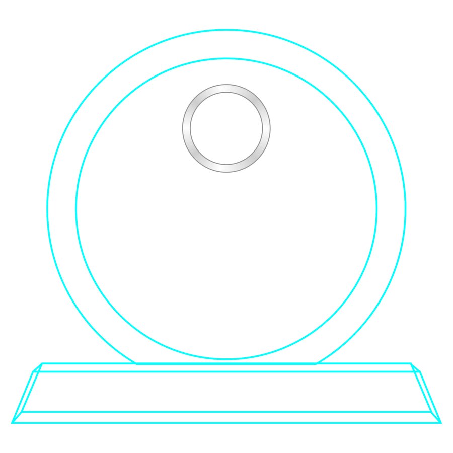Galvano Cristal Reloj Circular CC 01 — foto 5