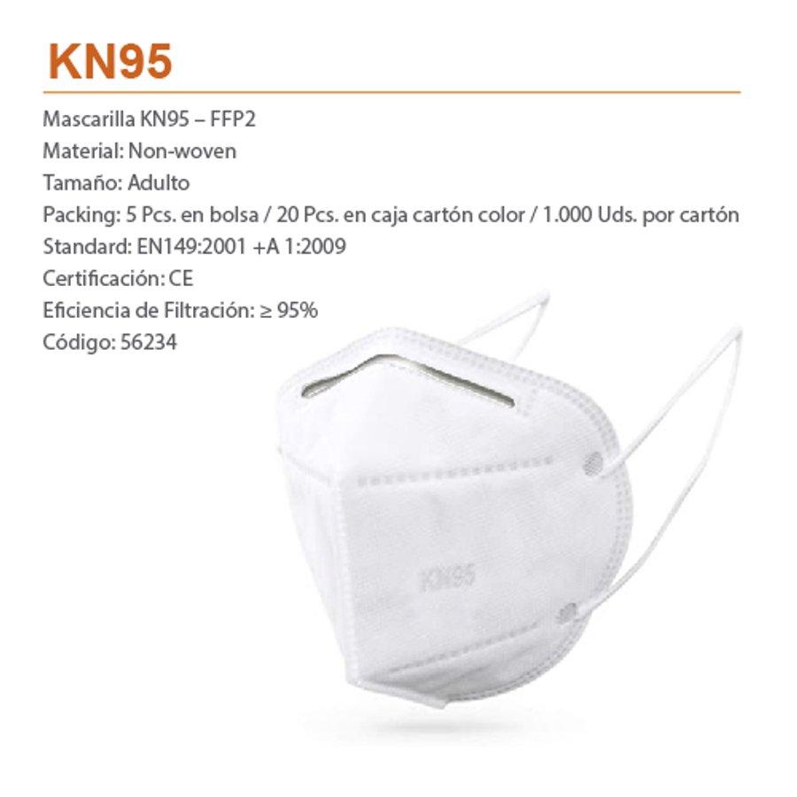 Mascarilla KN95 FFP2 — foto 3