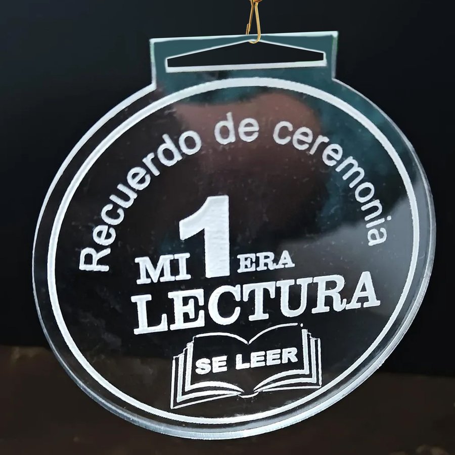 Medalla Acrílico MD 150 Transparente — foto 4