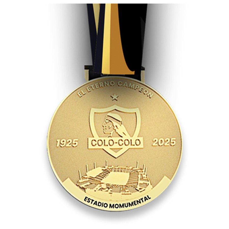 Medallón Conmemorativo Centenario Colo Colo — foto 4