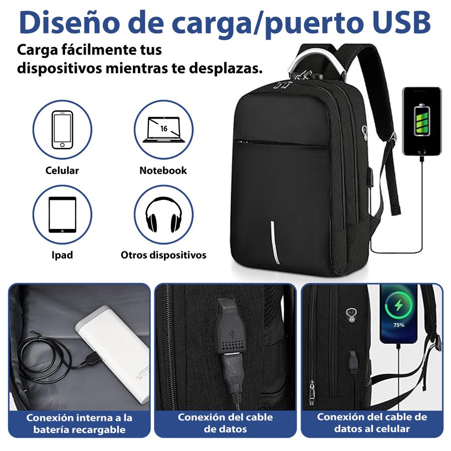 Mochila Porta Notebook E47 — foto 5