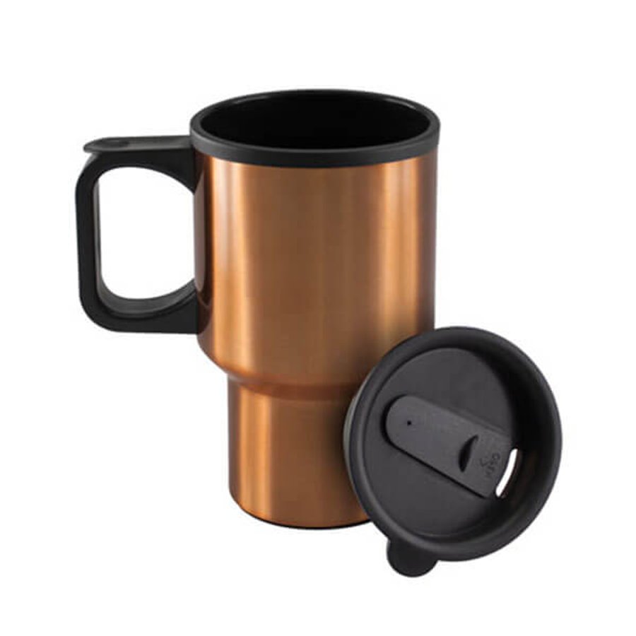 Mug Tazón Acero Inoxidable / Plástico PVC M60 pintado ENCOBRIZADO — foto 3