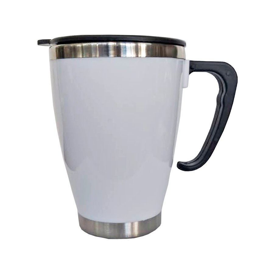 Mug Tazón Acero Inoxidable / PVC Cónico M29 — foto 6