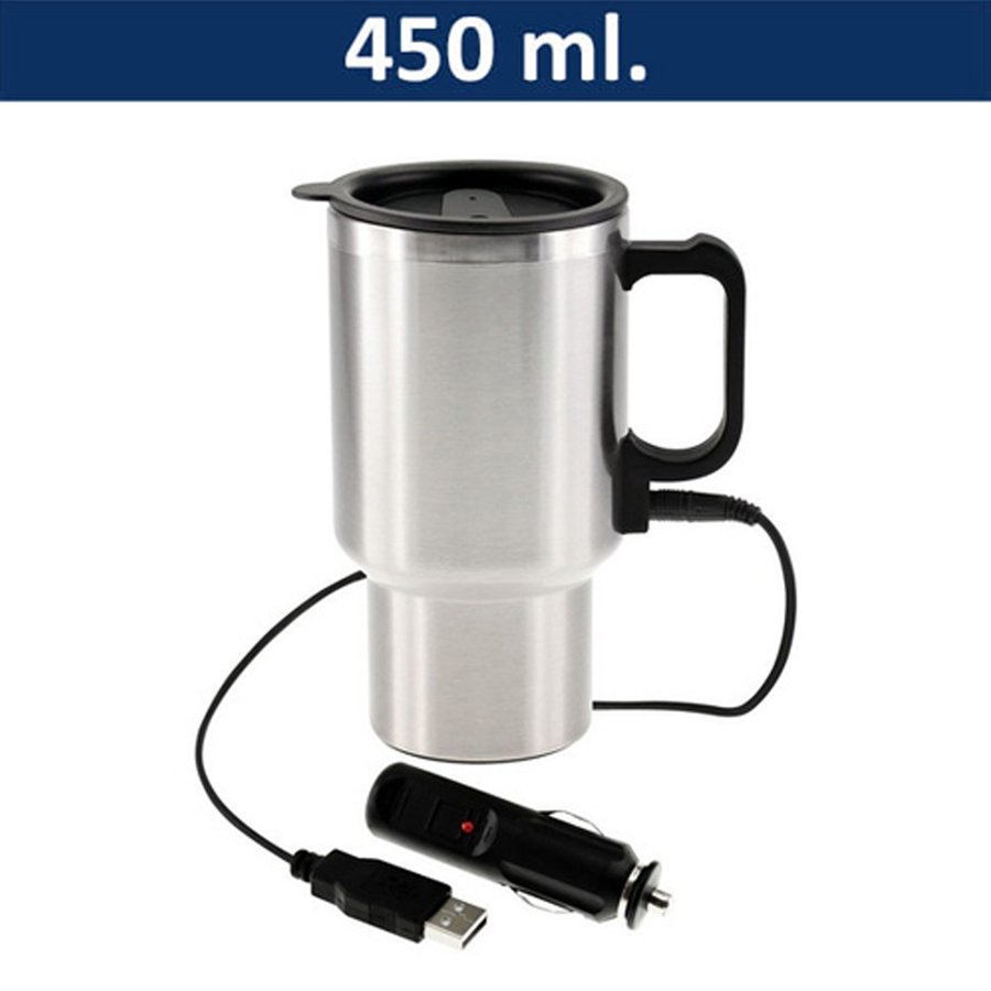 Mug Tazón Acero Inoxidable Térmico Calentador para Automóvil M15 — foto 2