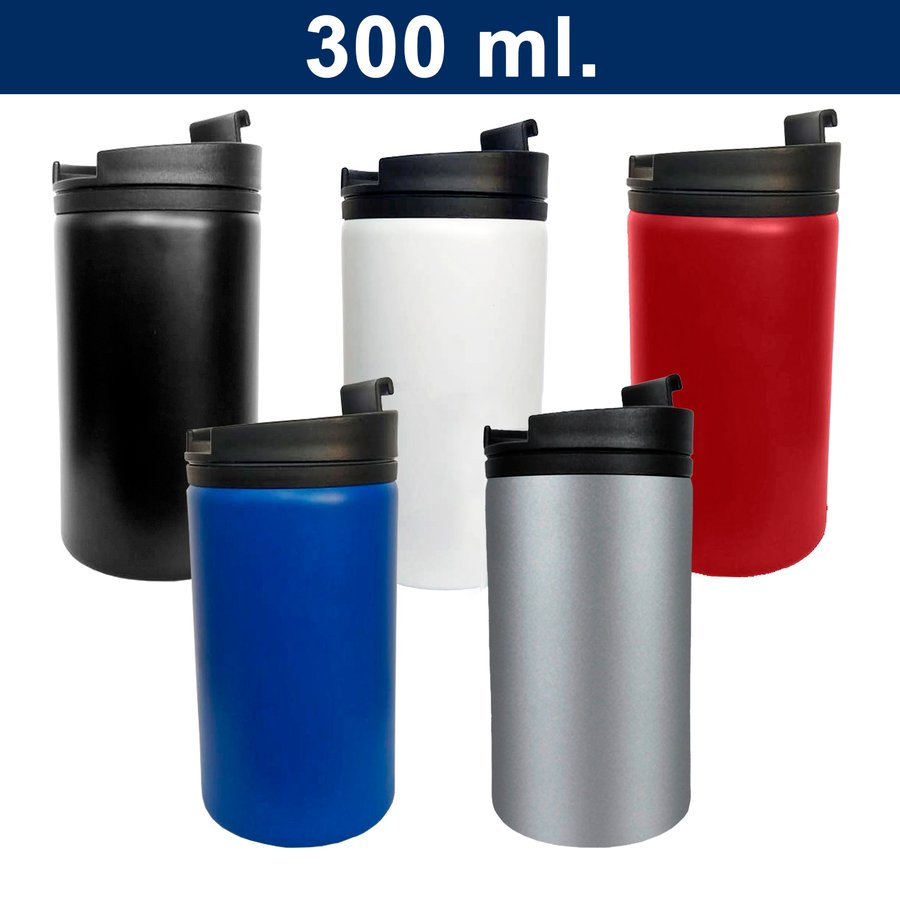 Mug Tazón Acero Inoxidable Térmico / Plástico M14 — foto 3
