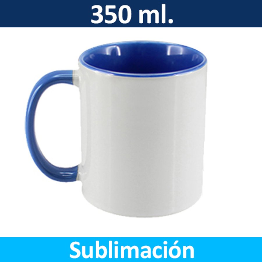 Mug Tazón Cerámica Sublimación con Caja Bicolor 99333 — foto 2