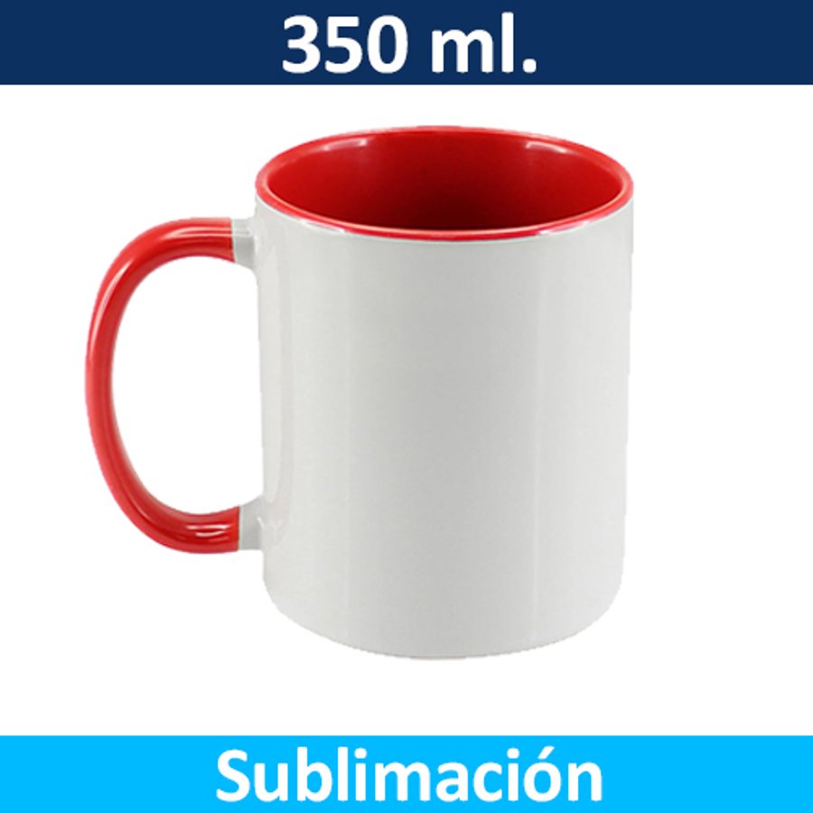 Mug Tazón Cerámica Sublimación con Caja Bicolor 99333 — foto 3