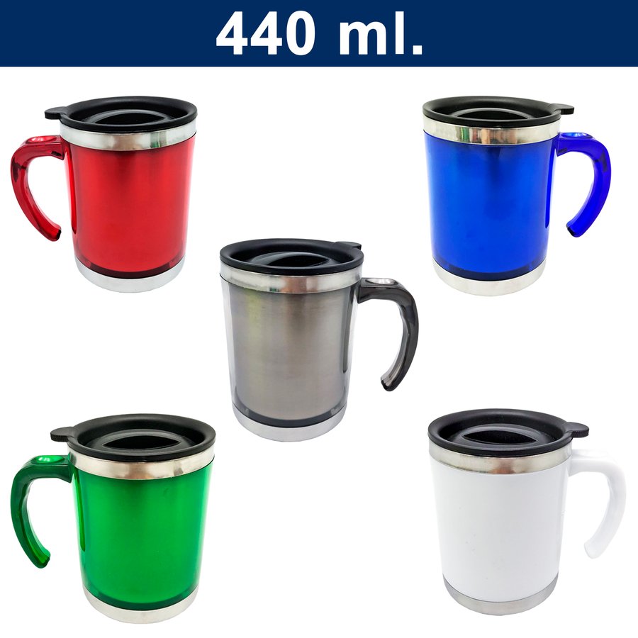 Mug Tazón Plástico PVC / Acero Inoxidable M16 — foto 2