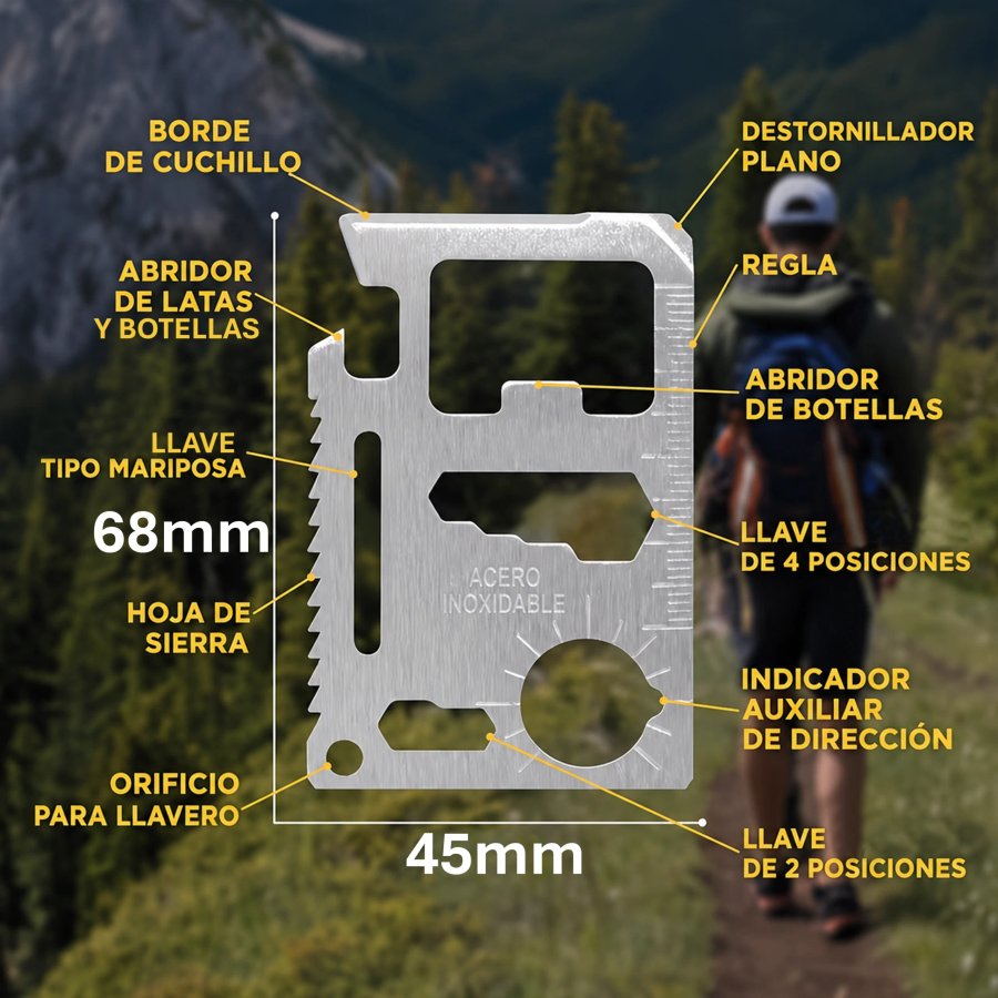 Multiherramientas Tarjeta Supervivencia CE16 — foto 3