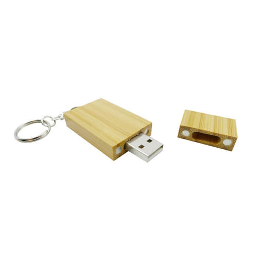 Pendrive Bamboo Llavero PD26 — foto 3