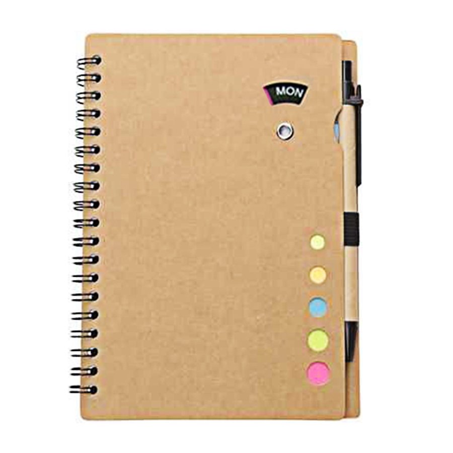 Set Cuaderno - Libreta - Memo set Tapa Cartón + Bolígrafo N22 — foto 3