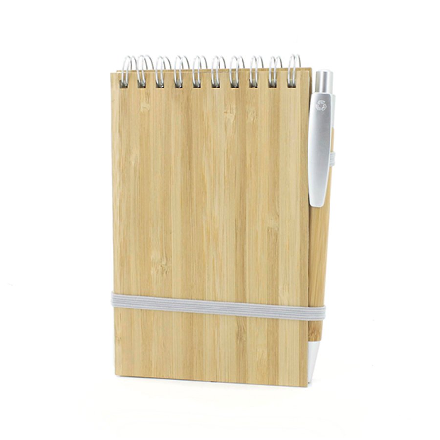 Set Cuaderno - Libreta Tapa Bamboo + Bolígrafo N29 — foto 2