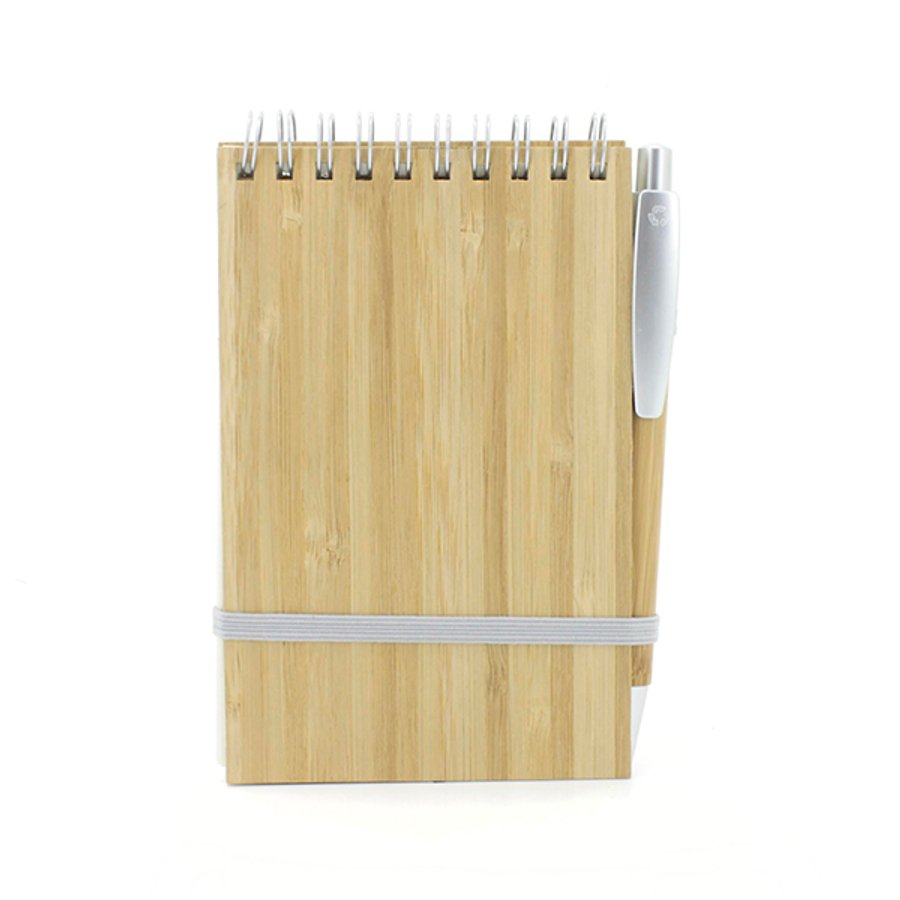 Set Cuaderno - Libreta Tapa Bamboo + Bolígrafo N29 — foto 3