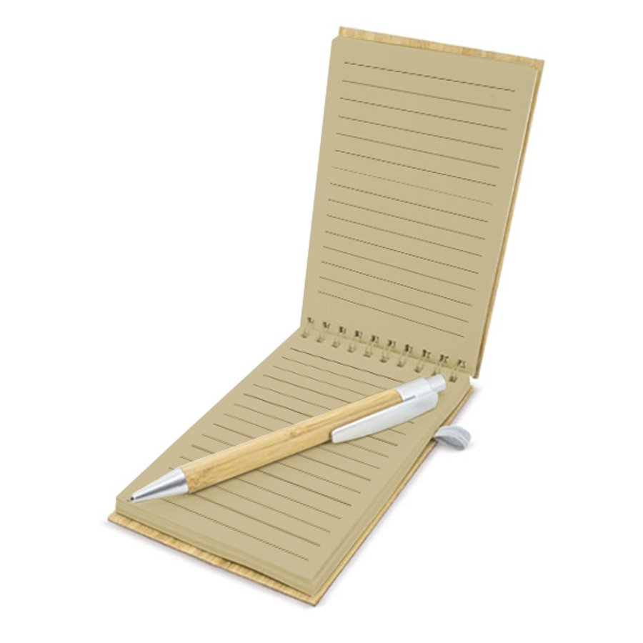 Set Cuaderno - Libreta Tapa Bamboo + Bolígrafo N29 — foto 5