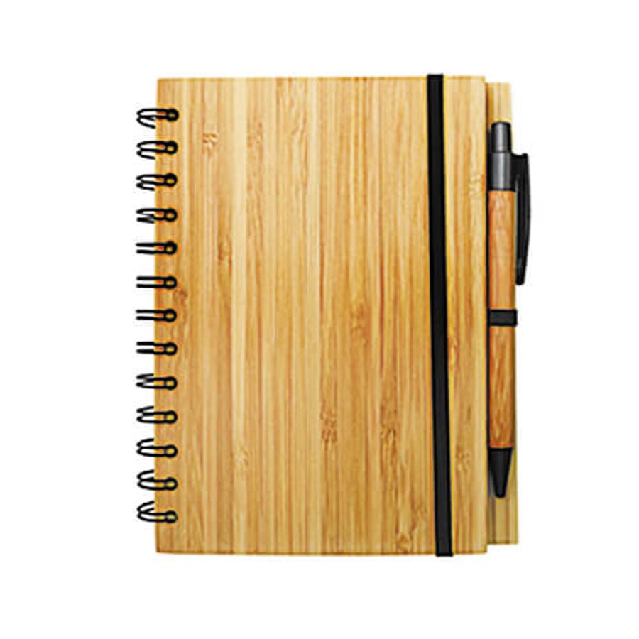 Set Cuaderno - Libreta Tapa Bamboo + Bolígrafo N30 — foto 2