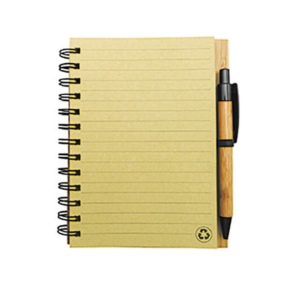 Set Cuaderno - Libreta Tapa Bamboo + Bolígrafo N30 — foto 3