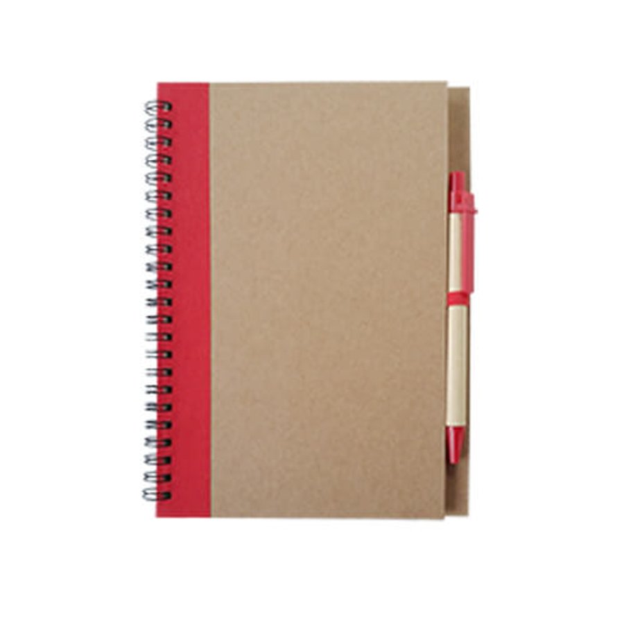 Set Cuaderno - Libreta Tapa Cartón + Bolígrafo N37 — foto 3