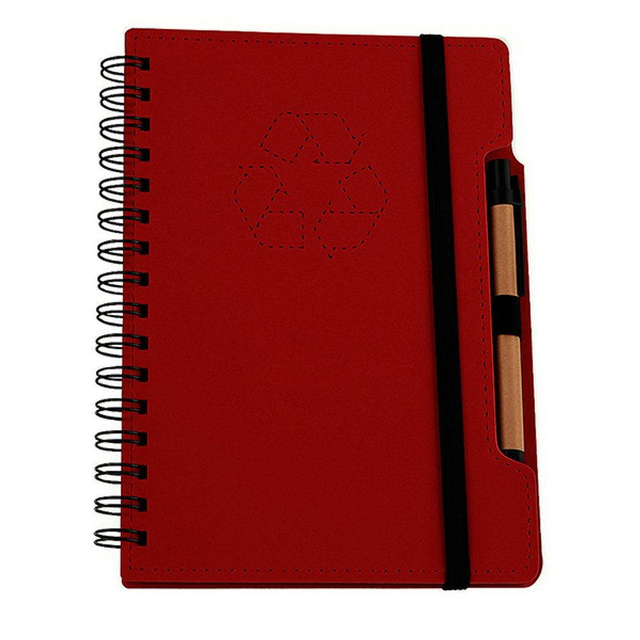 Set Cuaderno - Libreta Tapa Cartón Compost + Bolígrafo N38 — foto 4