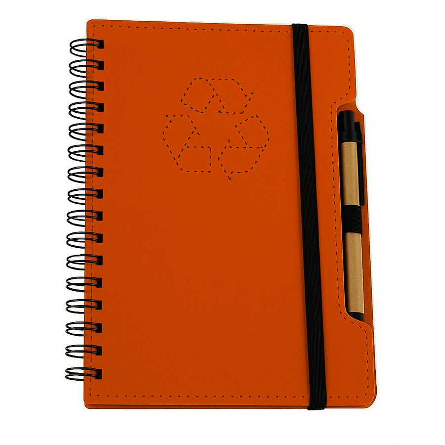 Set Cuaderno - Libreta Tapa Cartón Compost + Bolígrafo N38 — foto 5