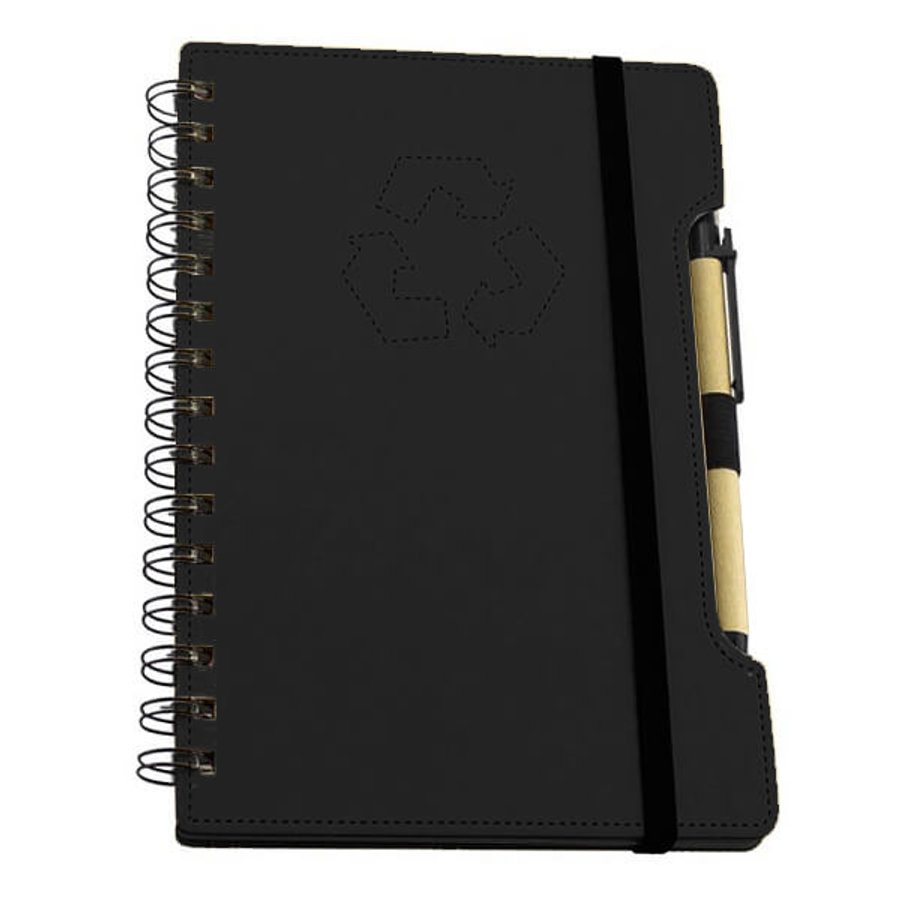 Set Cuaderno - Libreta Tapa Cartón Compost + Bolígrafo N38 — foto 6