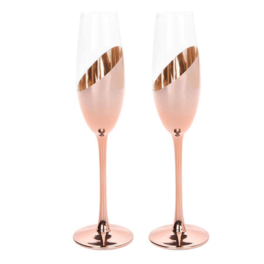 Set de 2 Copas Champagne ENCOBRIZADO M84 — foto 6