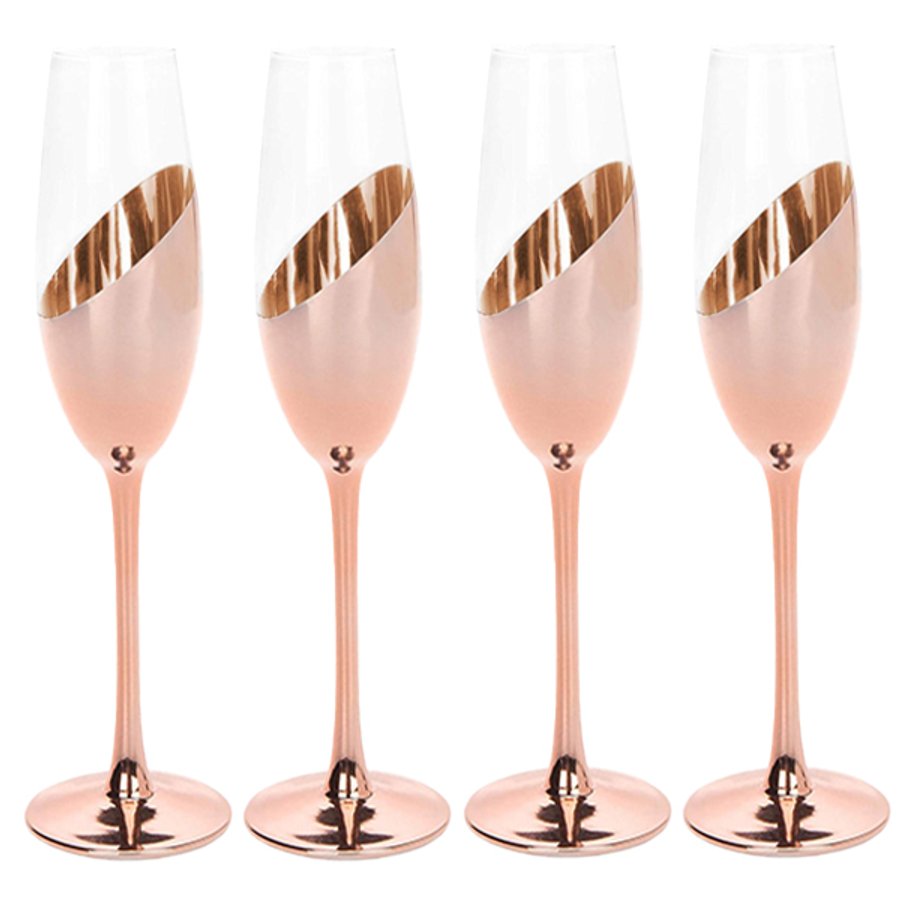 Set de 4 Copas Champagne ENCOBRIZADO M85 — foto 4