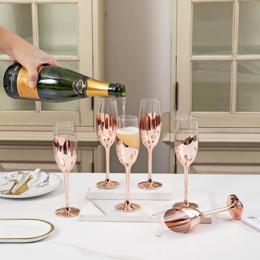 Set de 4 Copas Champagne ENCOBRIZADO M85 — foto 7