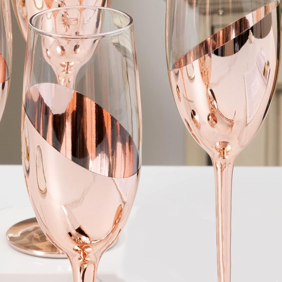 Set de 4 Copas Champagne ENCOBRIZADO M85 — foto 8