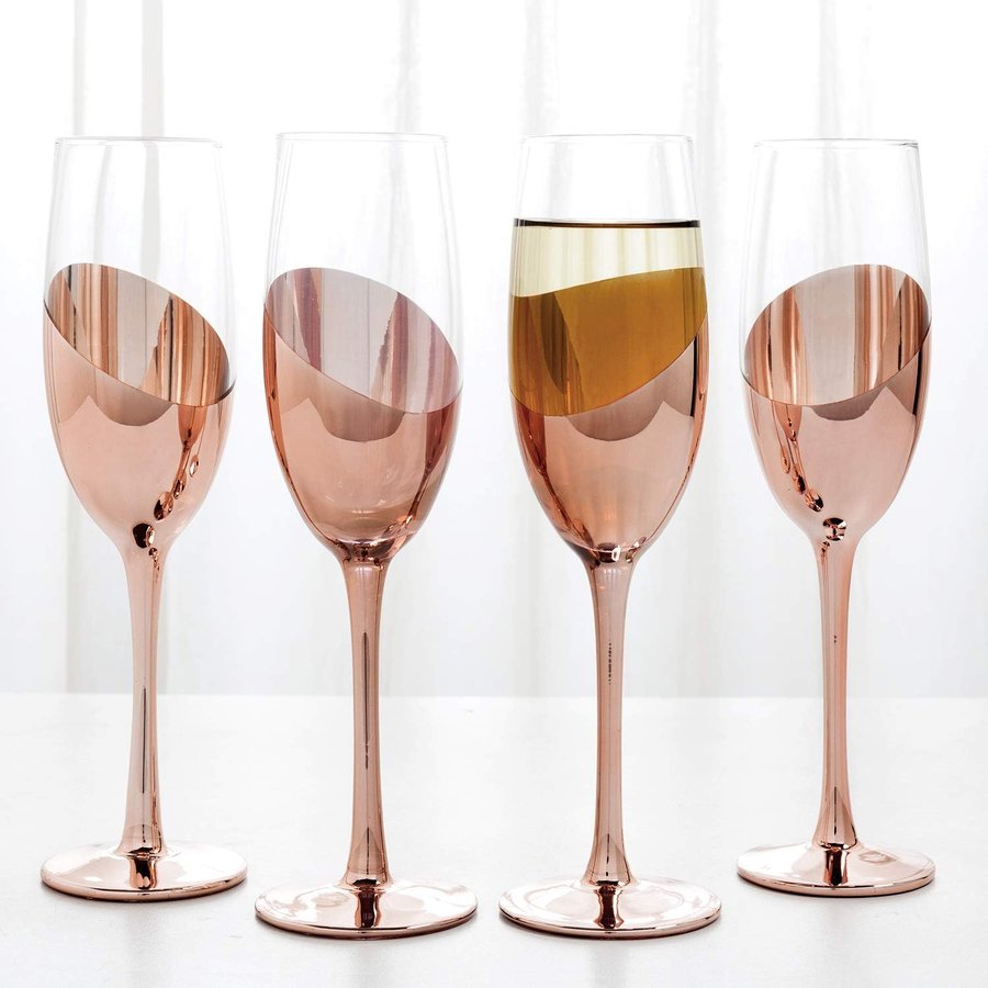 Set de 4 Copas Champagne ENCOBRIZADO M85 — foto 9