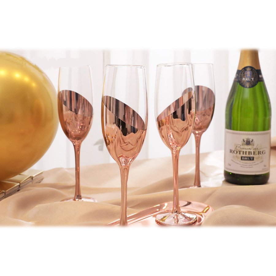 Set de 4 Copas Champagne ENCOBRIZADO M85 — foto 10