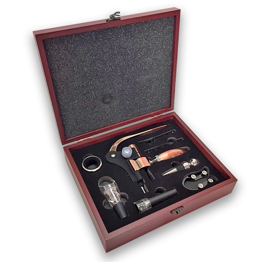 Set de Vino Deluxe Caoba W10 — foto 3
