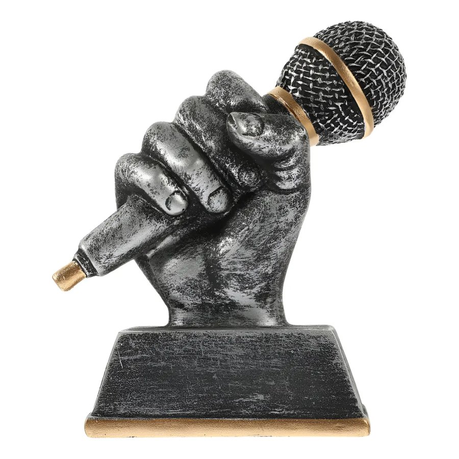 Trofeo Resina Microfono MIC10 — foto 2