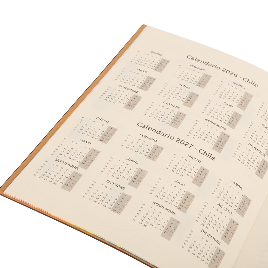 Agenda - Memo - Calendario "THOMSON" de Eco-Cuero — foto 7