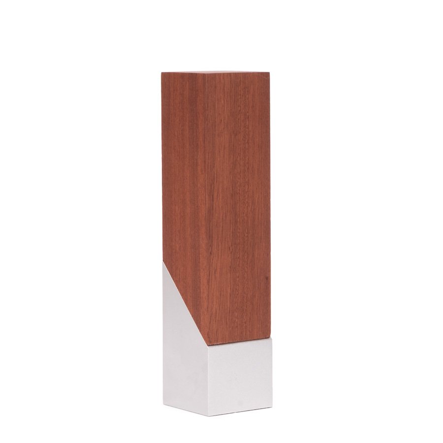Bloque Trofeo de Acero y Madera "LUKAS" — foto 3