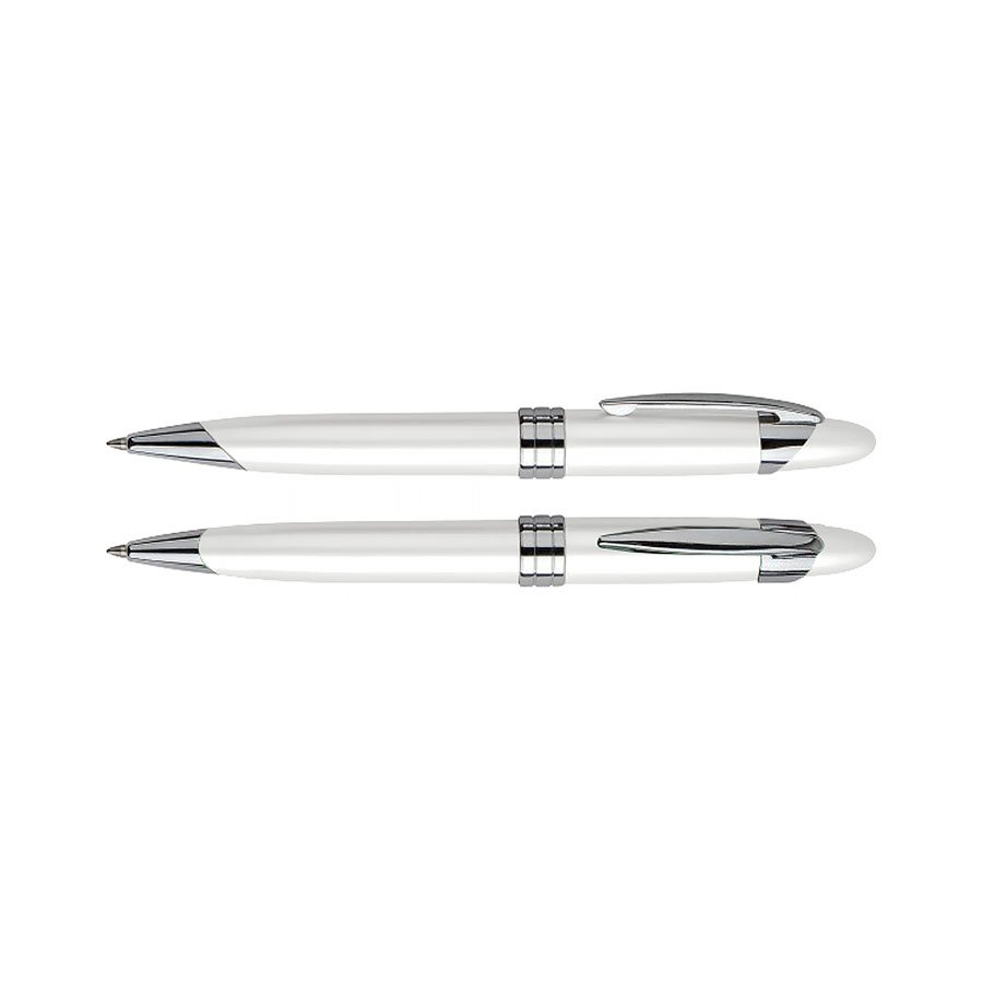 Bolígrafo Metálico White Pearl — foto 2
