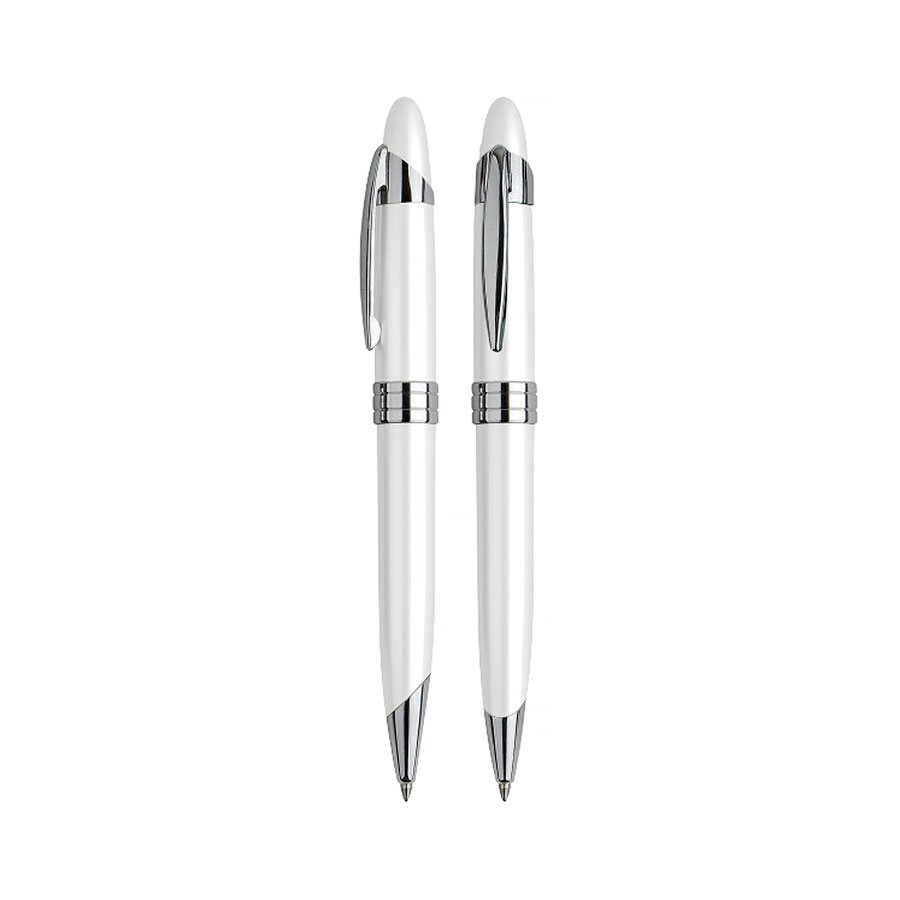 Bolígrafo Metálico White Pearl — foto 3