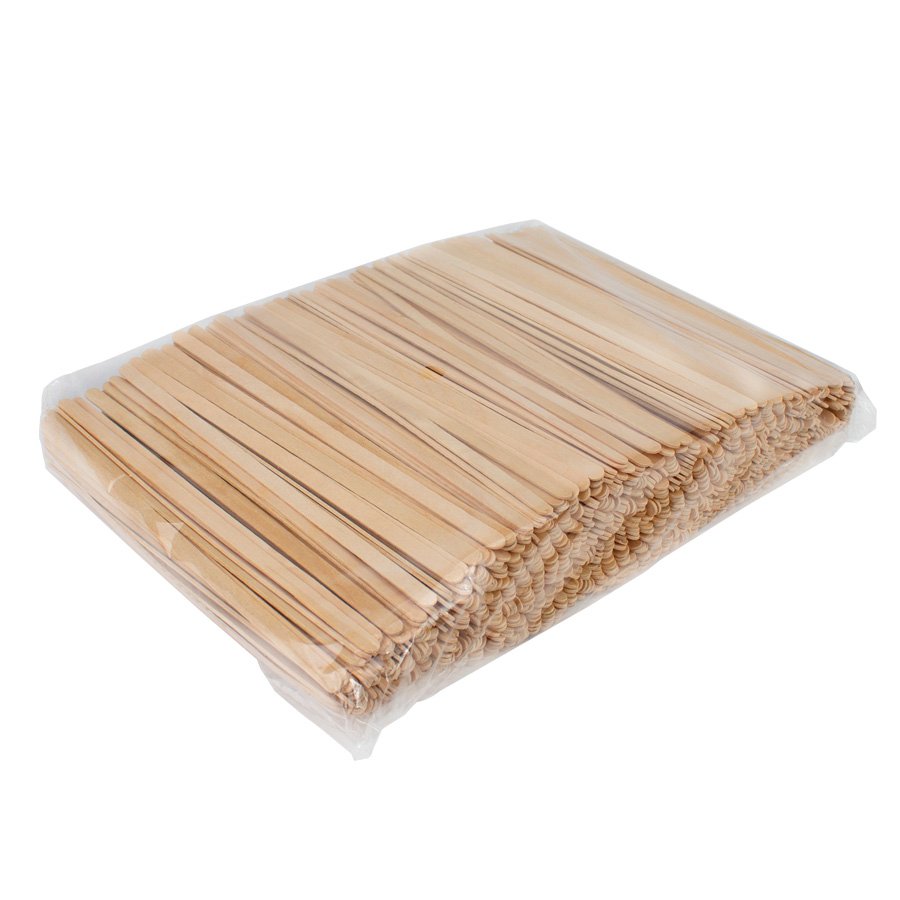 Bolsa con 1.000 palitos revolvedores de madera de Pino — foto 4