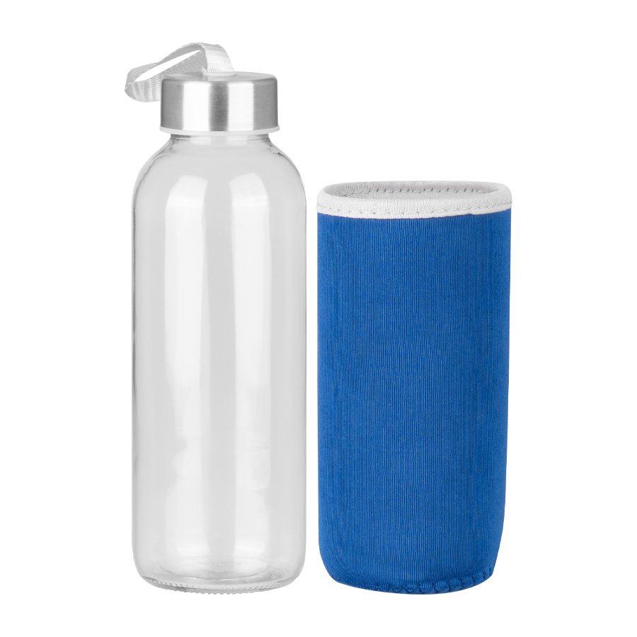 Botella de Vidrio Silica con funda de Neopreno 440cc — foto 3